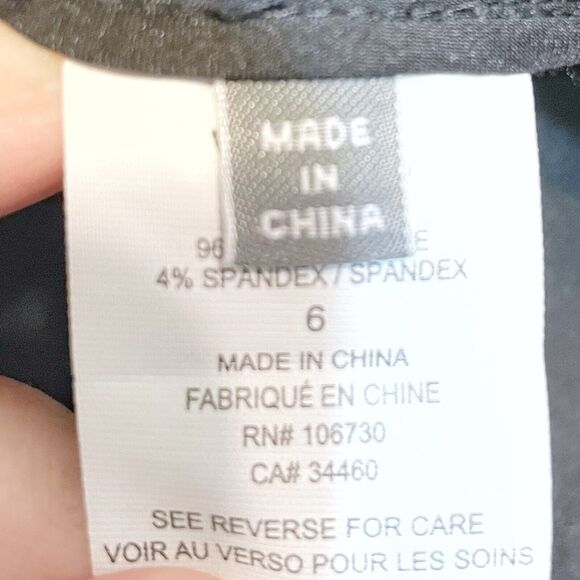 VINCE Navy Tuxedo Side Stripe Dress Pants women's size 6 Trousers Wool - Picture 6 of 8